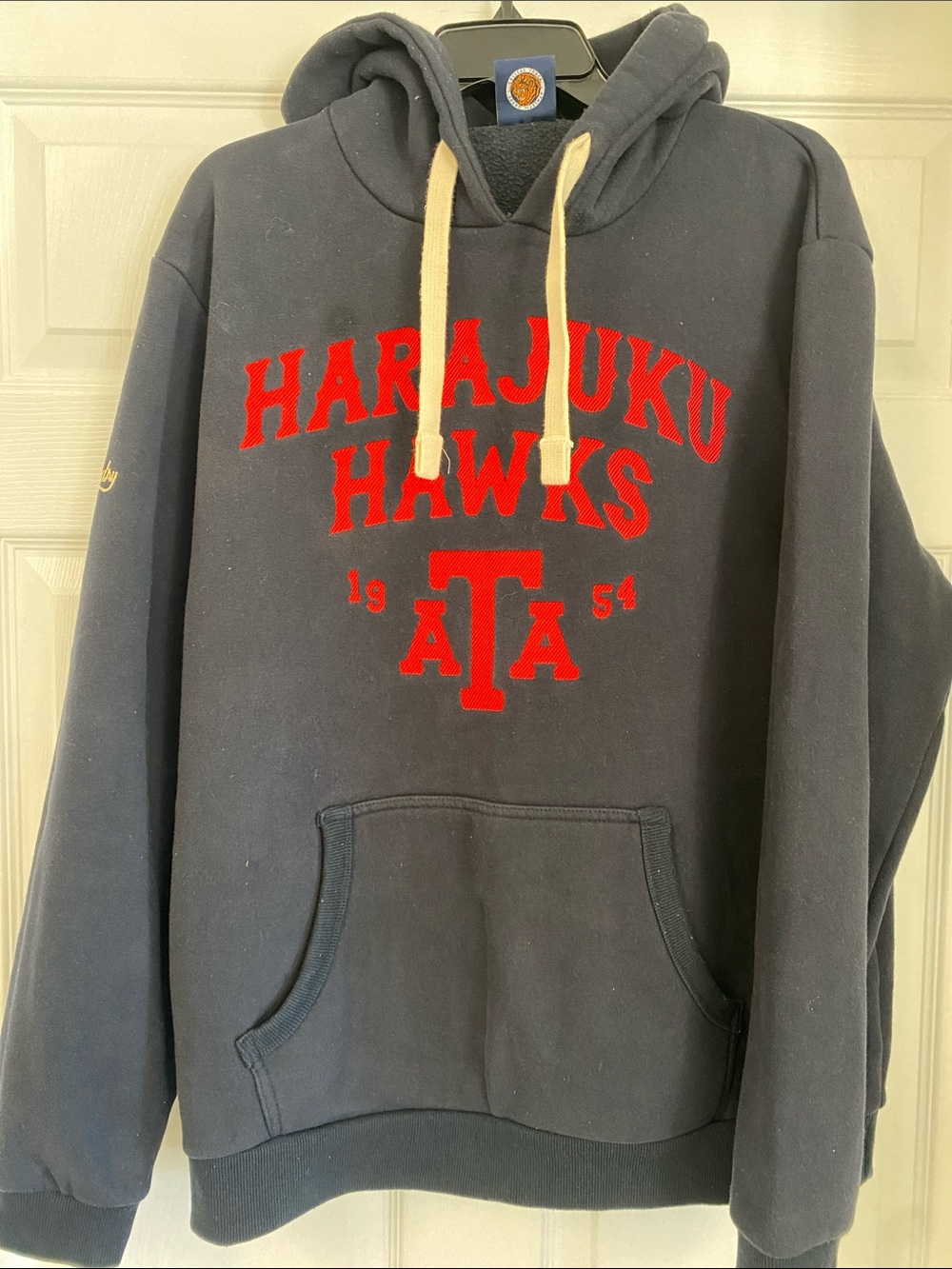 Vintage Super Dry Harajuku Hawks Men’s Hoodie / Eclipse Navy